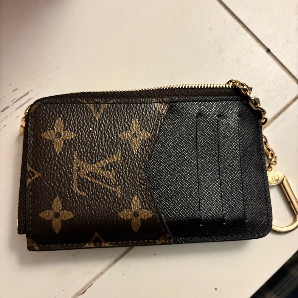 Louis Vuitton Monogram Envelope Card Holder Wallet Brown and Gold 100% AUTHENTIC - Picture 3 of 5